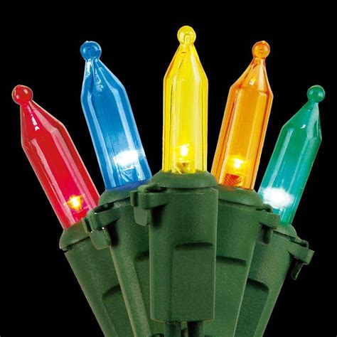 Home Accents Holiday 100 Light Led Multi Color Mini Light Set