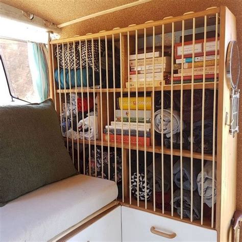 76 Inspiring Rv Living And Camper Van Storage Solution Ideas Van