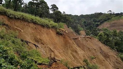 Landslides In Hakha City Largest Landslide In The Chin State
