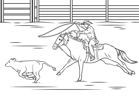 Printable Rodeo Coloring Page Download Print Or Color Online For Free