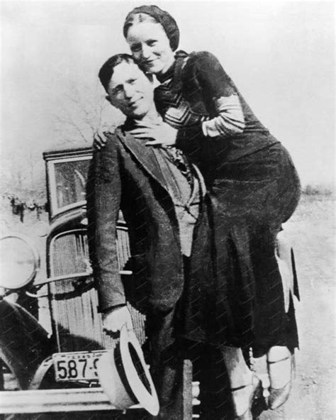 Bonnie And Clyde Vintage 8x10 Reprint Of Old Photo Photoseeum