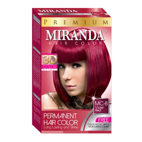 Jual Produk Miranda Hair Color Mc 8 Violet Red 30ml Original