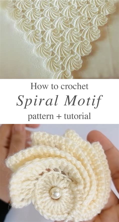 Crochet Spiral Motif You Can Learn Easily Crochetbeja