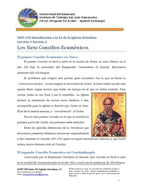 Lección 32 Los Concilios Ecuménicospdf Pdf Consejo De Calcedonia