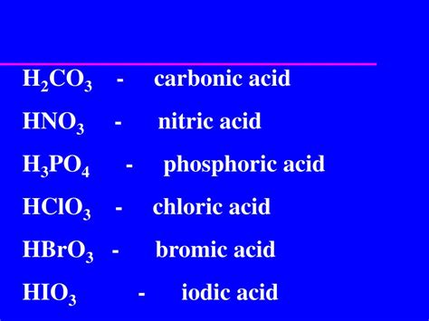 Ppt Naming Oxy Ternary Acids Powerpoint Presentation Free Download