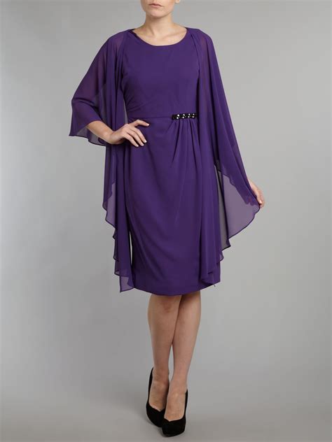 Purple Chiffon Jacket Dress Fashion Dresses