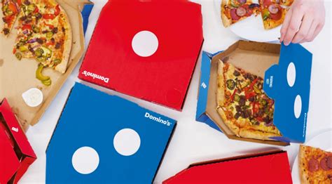 Dominos New Uk Pizza Boxes — The Dieline Packaging And Branding