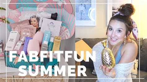 huge fabfitfun summer box 200 add ons youtube