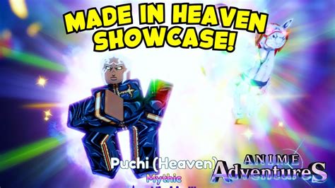 Evolved Pucci Made In Heaven In Anime Adventure Youtube