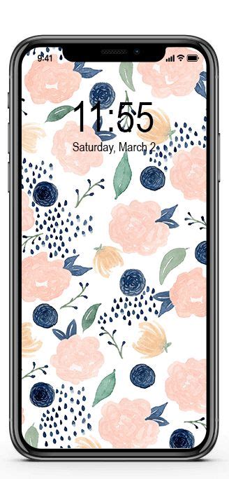 Spring Floral Iphone Wallpapers Ginger And Ivory In 2023 Floral