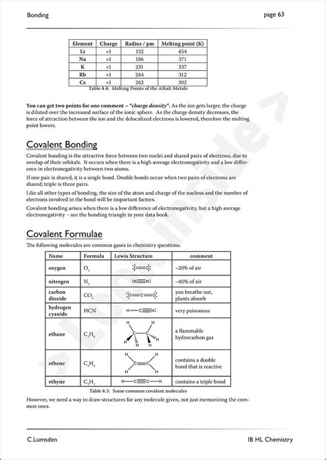 Ib Chemistry Hl Study Guide — Peak Study Resources