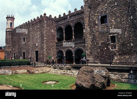 Palacio De Cortes Or Palace Of Cortez In Cuernavaca Morelos Mexico