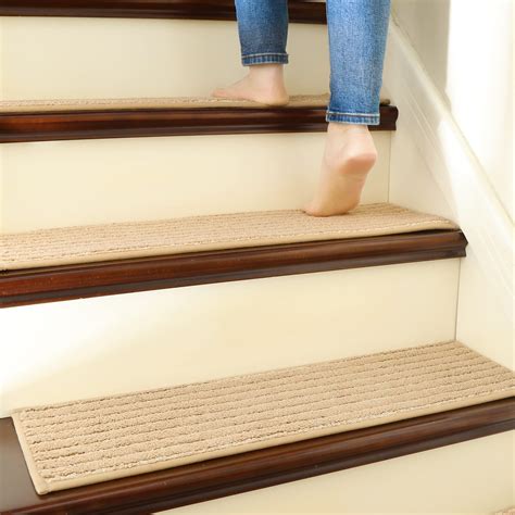 Cosy Homeer Edging Soft Stair Treads Non Slip Carpet Mat 28inx9in For