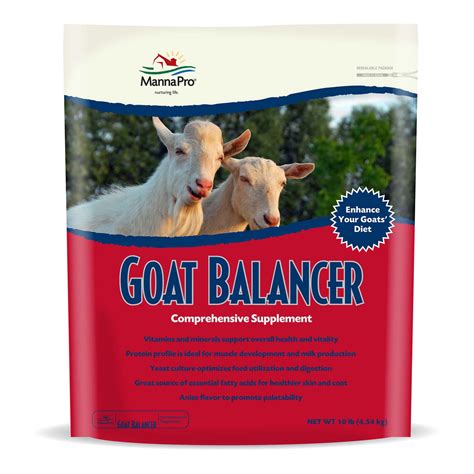 Complemento Alimenticio Para Animales Goat Balancer Mannapro Para