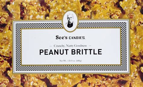 Sees Candies 1 Lb 8 Oz Peanut Brittle Buy Online In United Arab