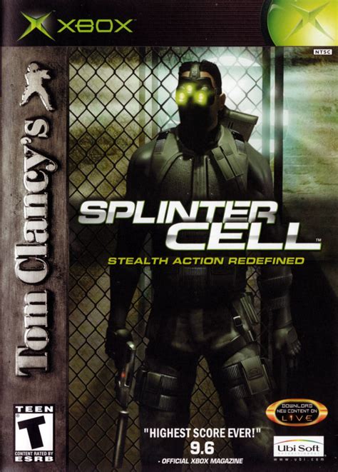 Tom Clancys Splinter Cell 2002 Xbox Box Cover Art Mobygames