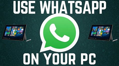 Use Whatsapp On Your Pc 2017 Youtube