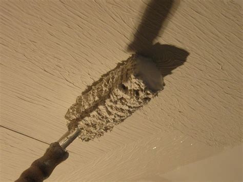 Rosebud ceiling texture also called a stamped ceiling texture. rolling drywall mud with paint roller … | Textured paint ...