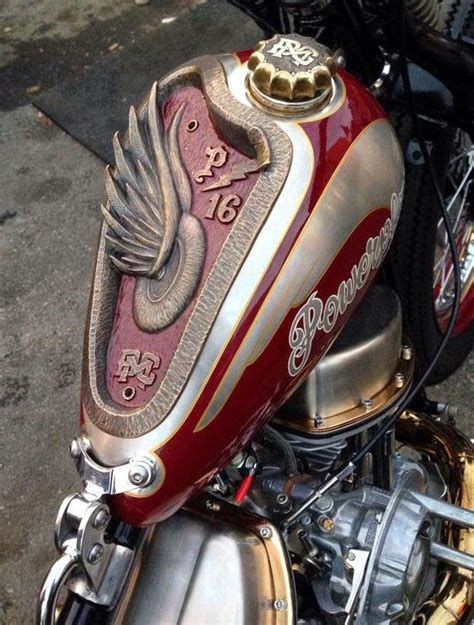 Just A Car Guy One Hell Of A Cool Motorcycle Gas Tank