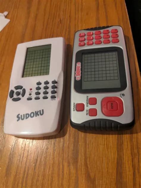 Lot Of 2 Sudoku Electronic Travel Handheld Games Excalibur 452 2