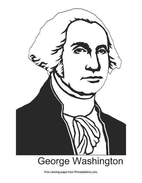 Search through 623,989 free printable colorings at getcolorings. George Washington Coloring Page | Printable President's ...