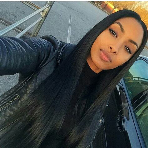 Middle Part Sew In Hair Pinterest Cheveux Tresse