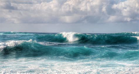 Waves In Beautiful Turquoise Water By Alohamahalo Hd Wallpaper
