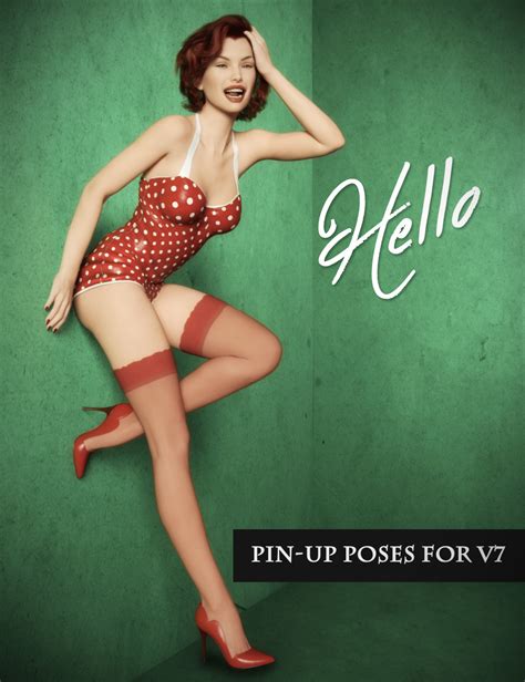 Pin Up Backgrounds Poses And Expressions Daz 3d