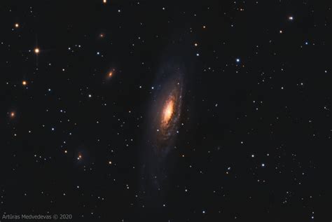Ngc7331 Unbarred Spiral In Pegasus Astrophotography