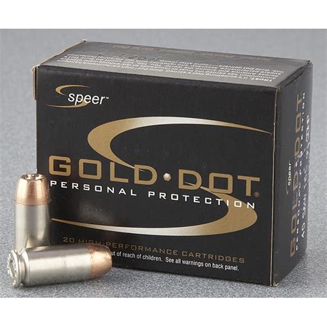 Speer Gold Dot Centerfire 9mm Luger Gdhp 147 Grain 20 Rounds