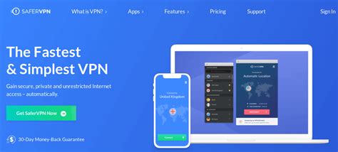 Safer Vpn Free Trial Features Safe And Fast Privacy Review