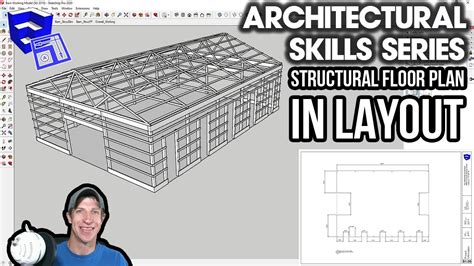 Structural Floor Plan In Layout Sketchup Architectural Skills Series