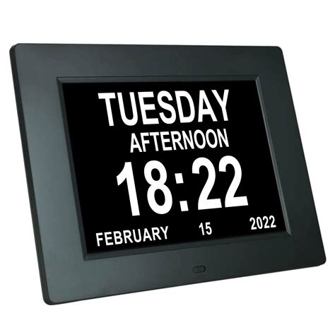 Buy 2022 Upgraded Digital Day Clock For Seniors Extra Large Clocks