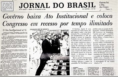 Brasil Rep Blica Decreta O Do Ai Studhist Ria