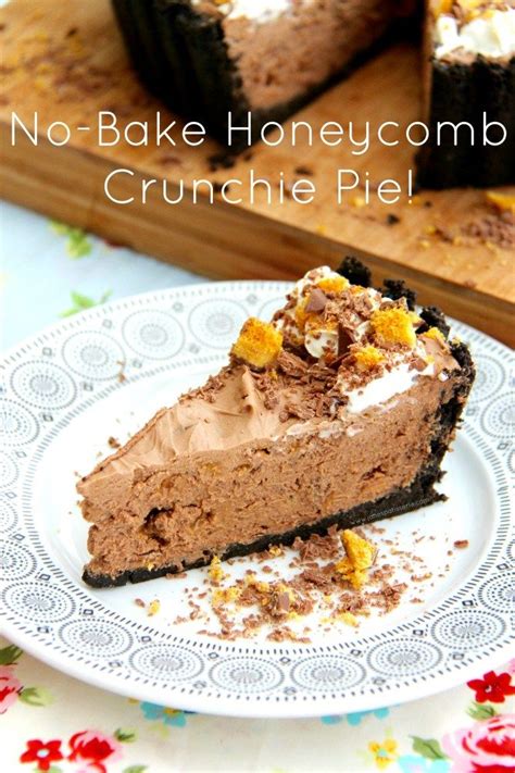 no bake honeycomb crunchie pie baking cheesecake recipes janes patisserie