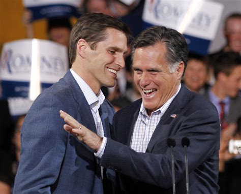 Josh Romney Helps Campaign For Father Mitt Romney The Salt Lake Tribune