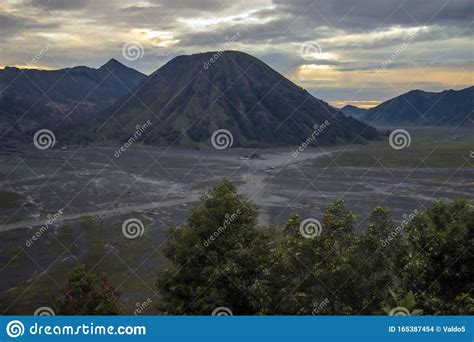 Mount Bromo Volcano Eruption Stock Photo Image Of Temple Crater