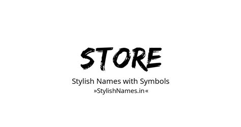 193 Store Stylish Names And Nicknames 🔥😍 Copy Paste