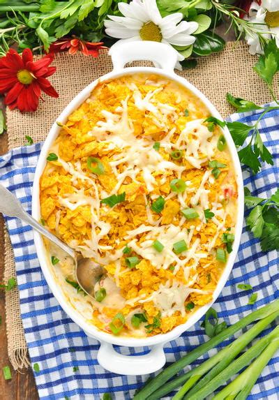 Toss back into the oven to finish. Dump-and-Bake Cool Ranch Dorito Chicken Casserole ...