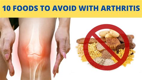 10 Foods To Avoid With Arthritis Arthritis Treatment Joint Pain