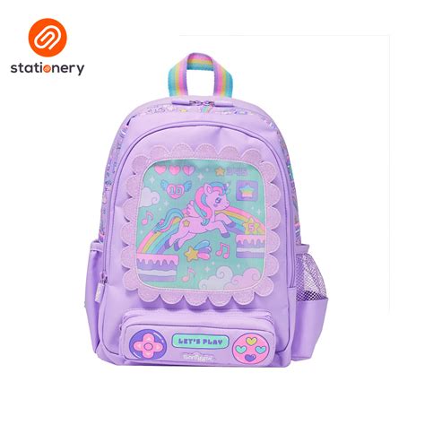 Smiggle Lets Play Junior Character Backpack Lilac Sm Stationery