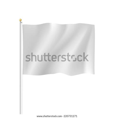Blank White Flag Stock Illustration 220731271 Shutterstock