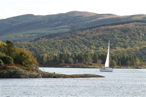 Isle Of Bute Argyll Scotland Sailing On The Kyles Of Bute