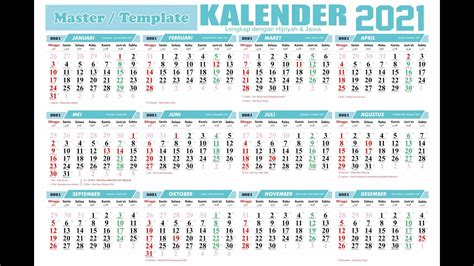 Download Kalender 2021 Lengkap Newstempo