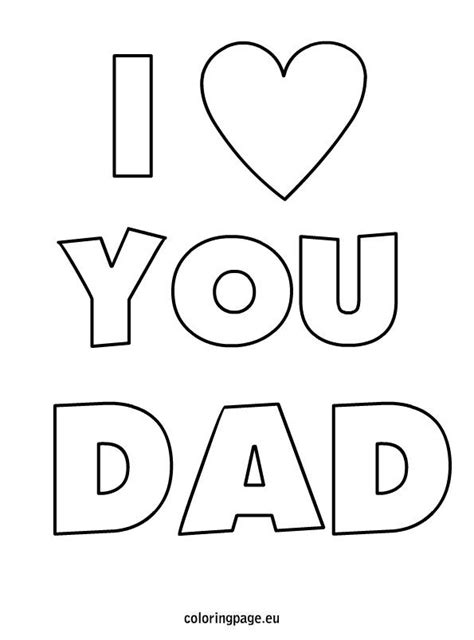 Fathers Day Archives Coloring Page Fathers Day Printable Fathers