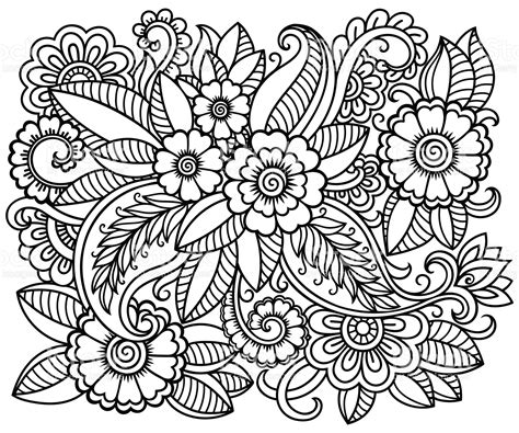 Flower Pattern Colouring Sheets Patricia Sinclairs Coloring Pages