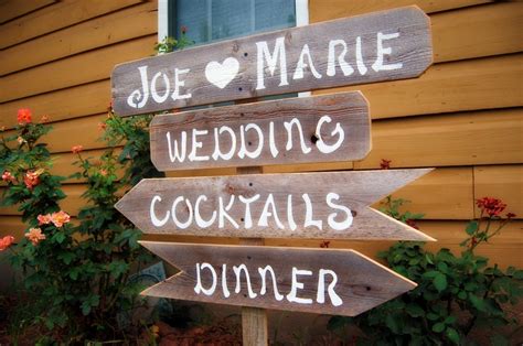 Handmade Wedding Signs From Etsy Personalized Wedding Ideas Signage
