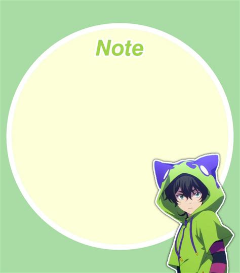 Pin By Andy Lu On Notes Anime Paper Kawaii Anime Note Paper