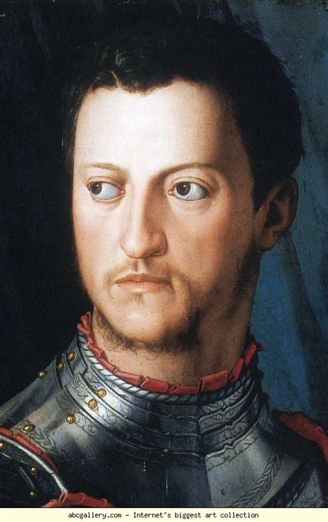 Agnolo Bronzino Portrait Of Cosimo I Demedici In Armor Detail 1543