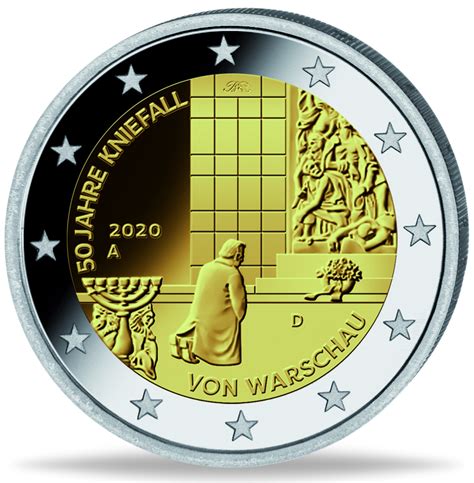 2 Euro „kniefall Von Warschau“ 2 Euro Münzen Bundesrepublik